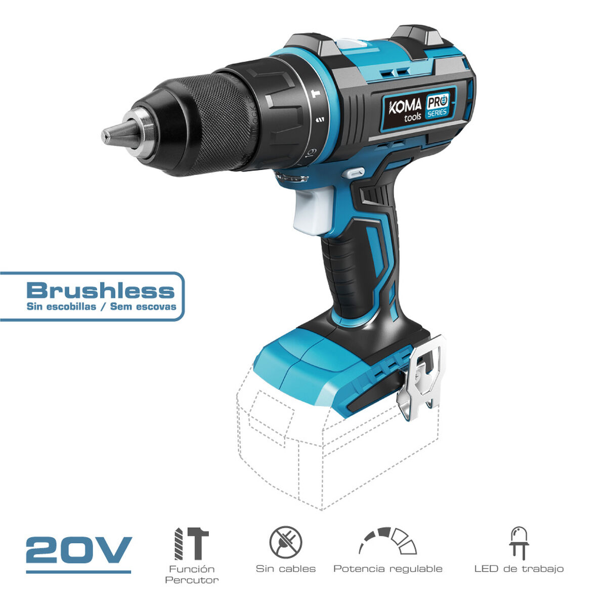 Elektrisk skruvmejsel Koma Tools Pro Series